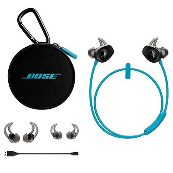 Bose SoundSport Wireless Headphones Aqua Bluetooth In-Ear Sport NEW/NIB!! - Picture 1 of 16